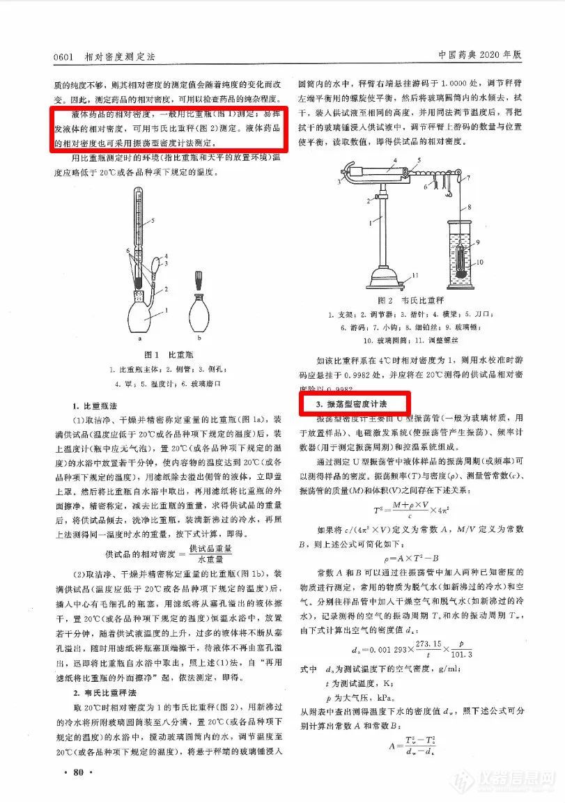 密度计的相关知识